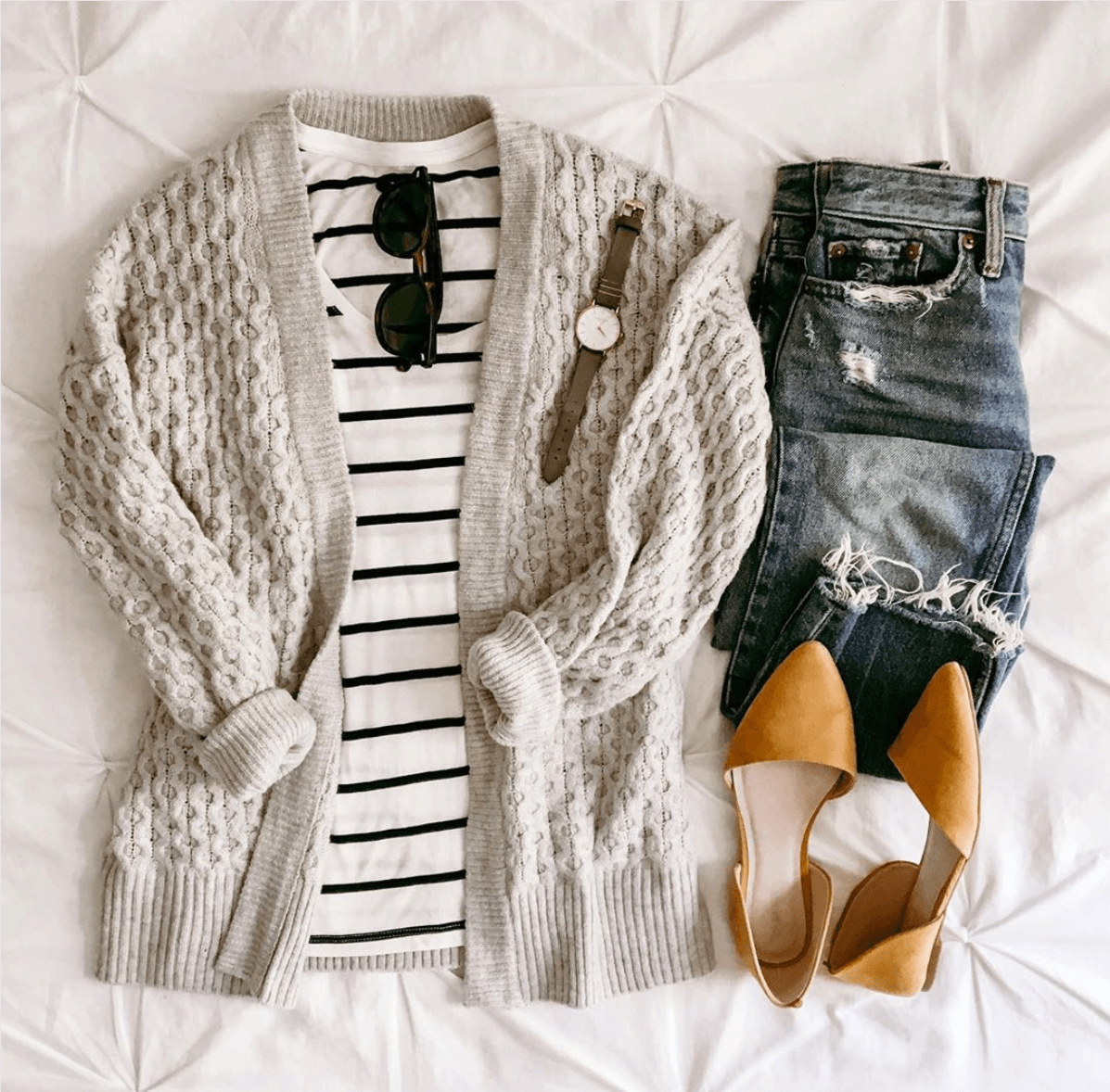 fall cardigan outfits