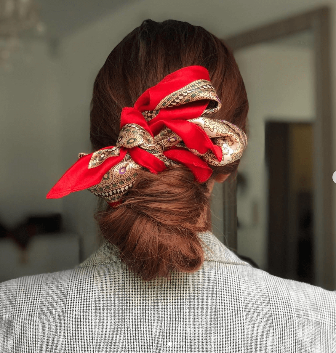 20 Beautiful Hair Scarf Styles 8 20 Beautiful Hair Scarf Styles