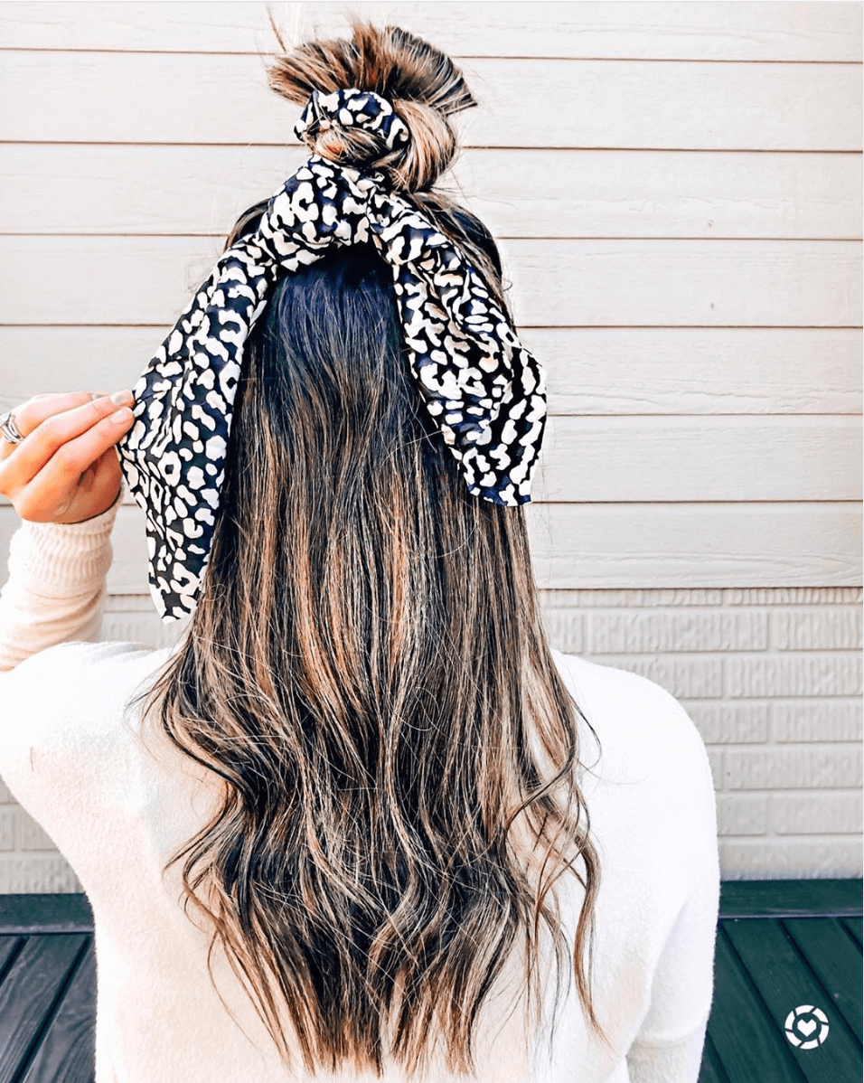 20 Beautiful Hair Scarf Styles 3 fun hair scarf styles