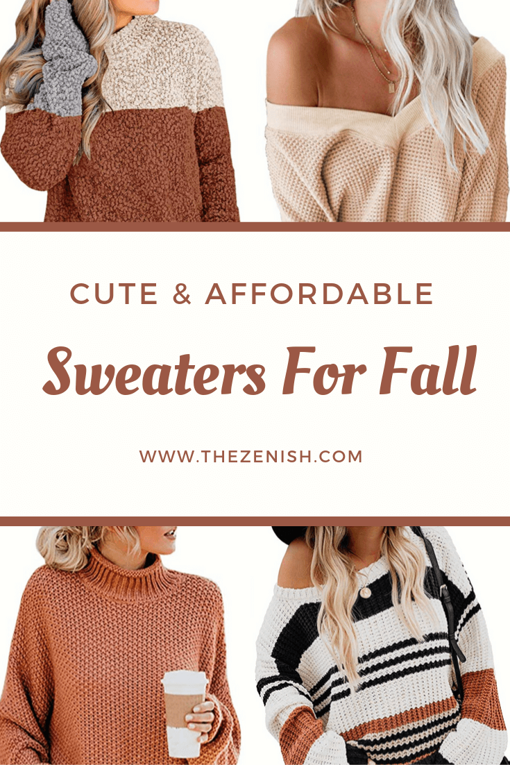 The Best Cute & Cosy Sweaters For Fall! | thezenish.com