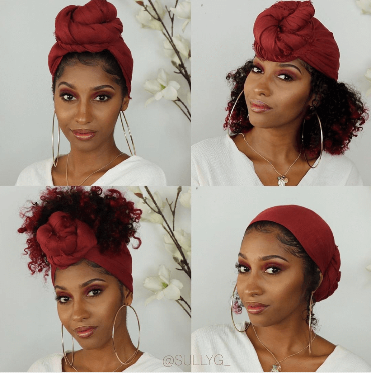 20 Beautiful Hair Scarf Styles 3 20 Beautiful Hair Scarf Styles