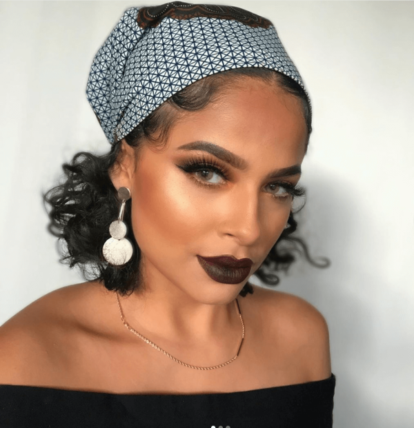 20 Beautiful Hair Scarf Styles