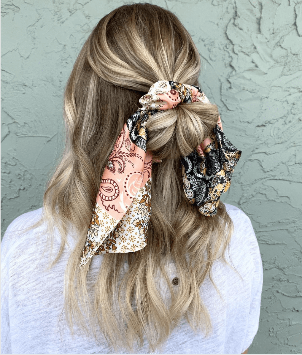 20 Beautiful Hair Scarf Styles 2 20 Beautiful Hair Scarf Styles