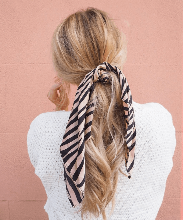 20 Beautiful Hair Scarf Styles