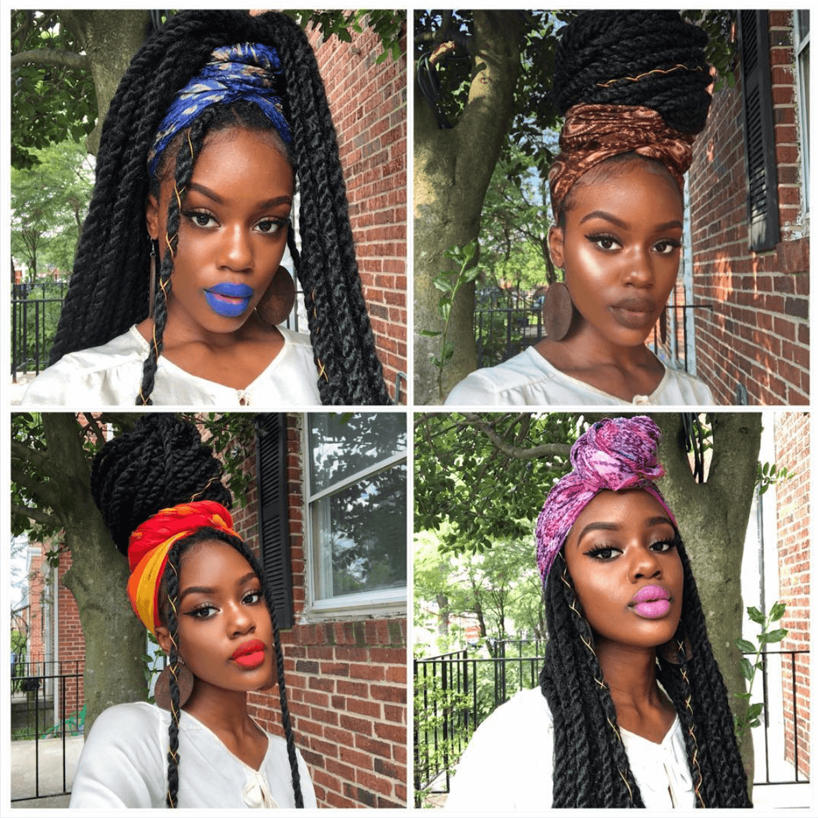 20 Beautiful Hair Scarf Styles 20 20 Beautiful Hair Scarf Styles 16 20 Beautiful Hair Scarf Styles