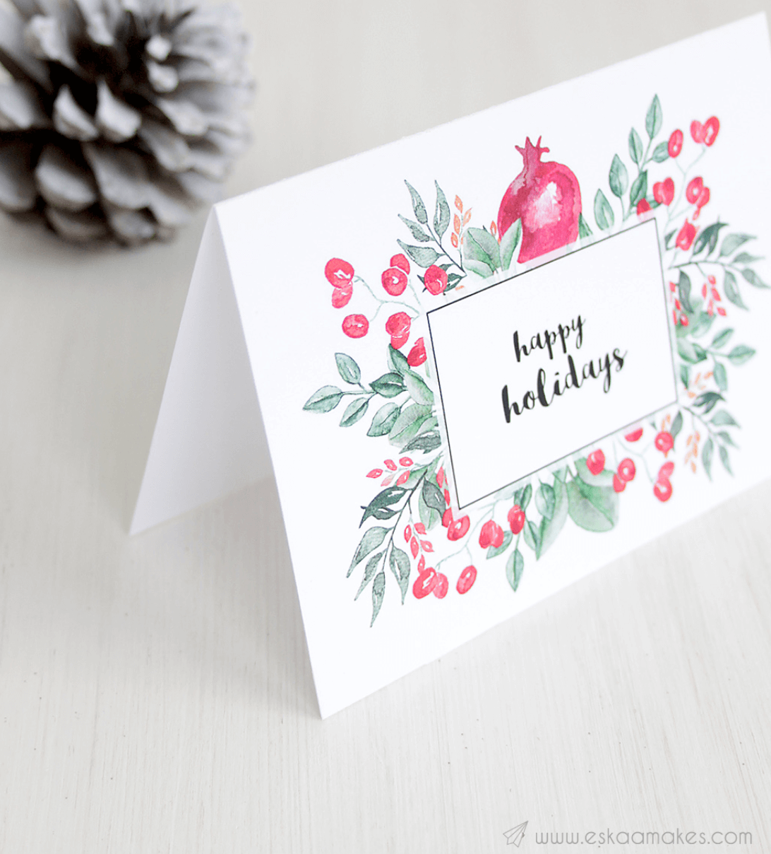 50 DIY Christmas Cards Your Friends & Family Will Love 12 diychristmas card