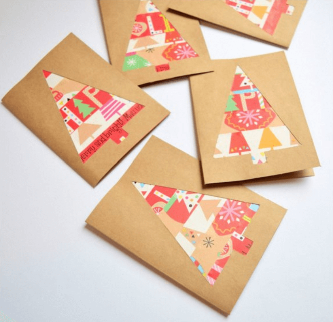 home made Christmas cards