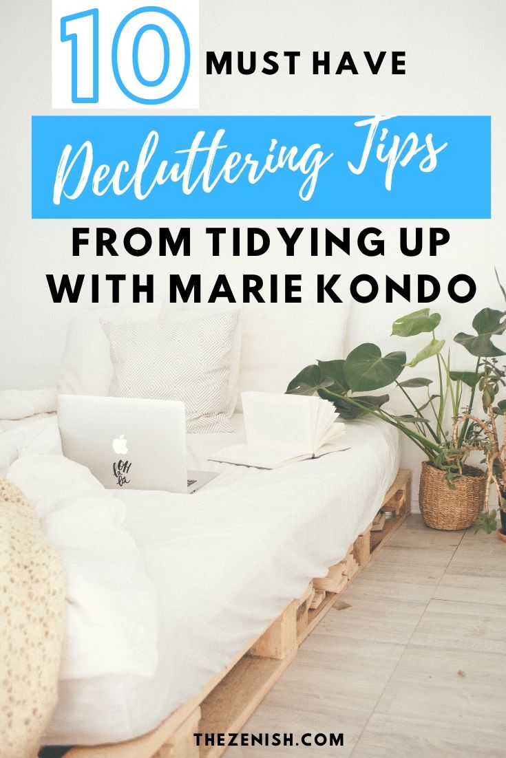 decluttering tips tidying up with marie kondo