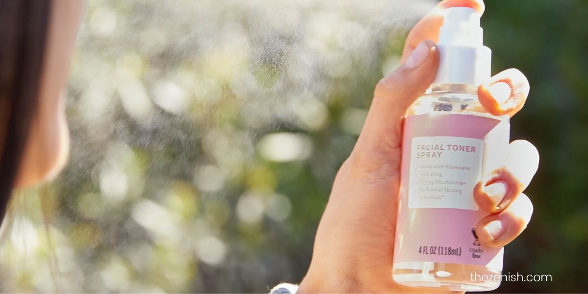 how to apply toner spray