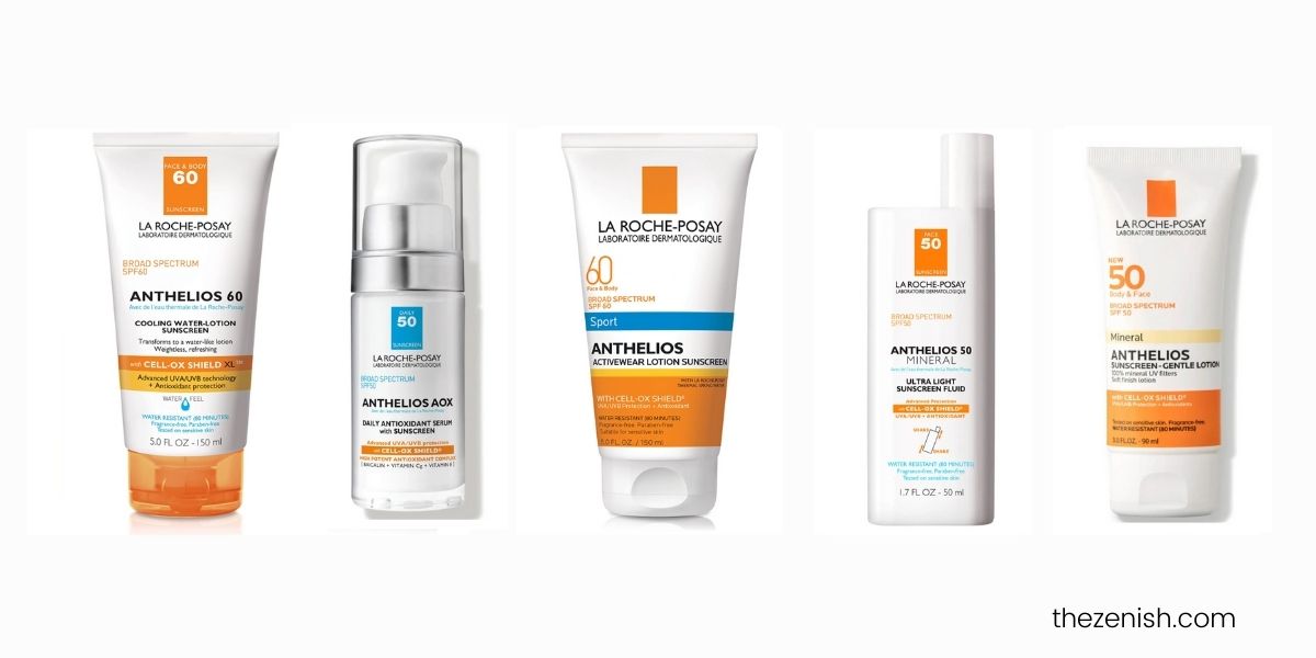 best la roche posay sunscreens for UVA/UVB protection