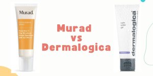 Murad product next to Dermalogica product