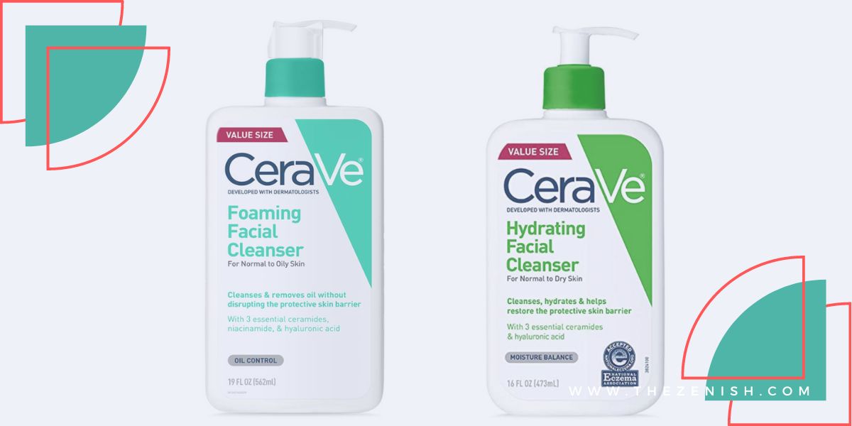CeraVe hydrating cleanser vs foaming cleanser