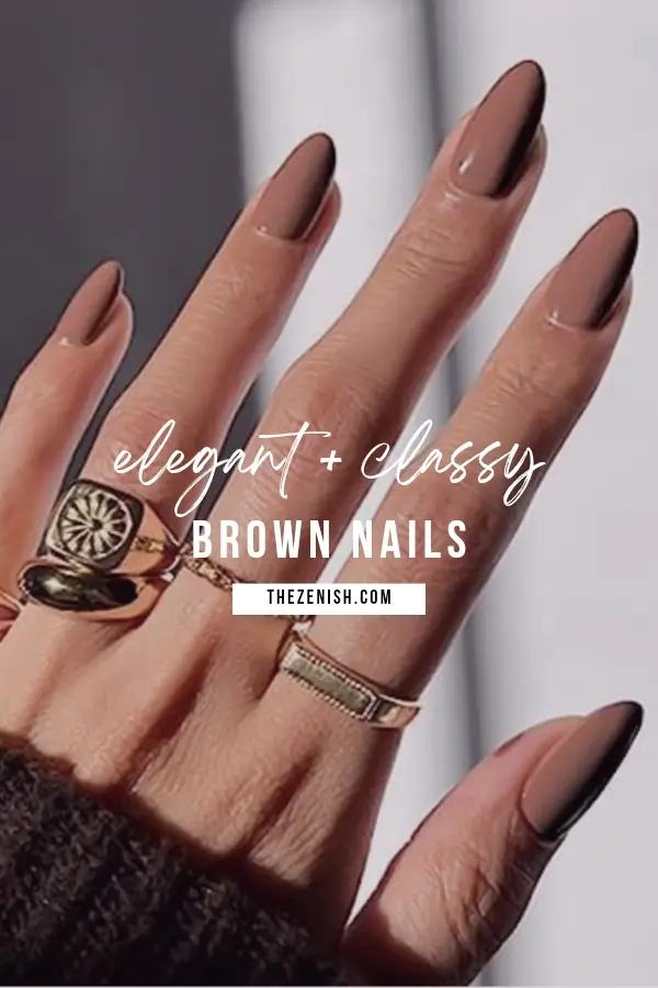 20 Earthy Brown Nails You Can Wear All Year Round 4 20 Earthy Brown Nails You Can Wear All Year Round