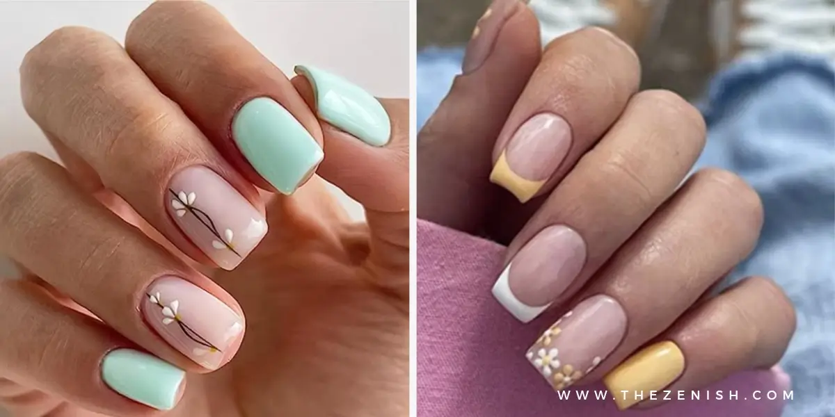 28 Stunning Daisy Nail Ideas for Summer 1 28 Stunning Daisy Nail Ideas for Summer