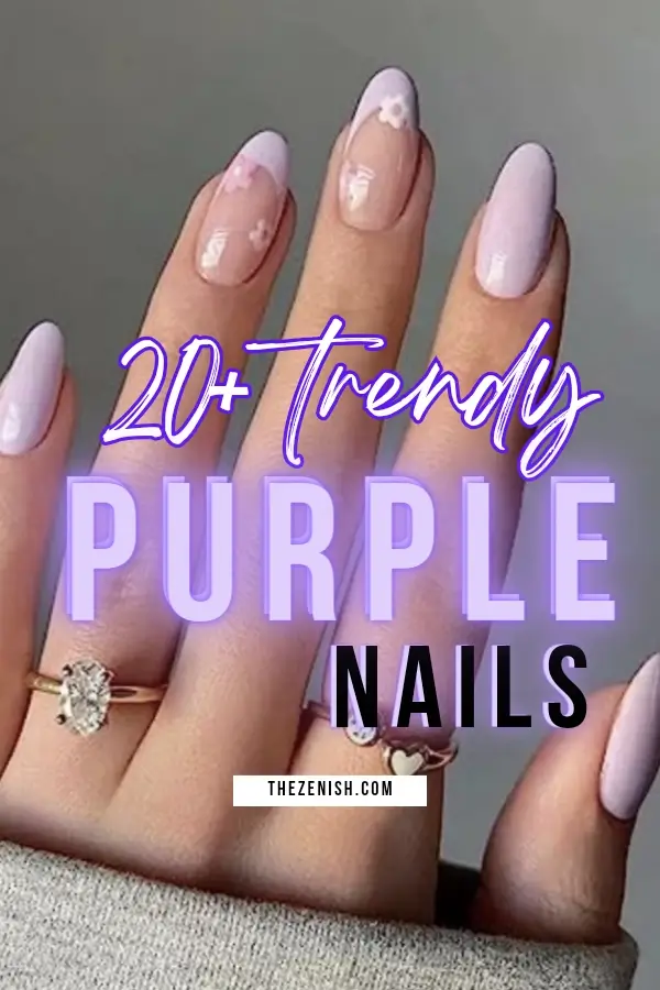 15+ Gorgeous Purple Nails You Can Wear All Year Round 4 15+ Gorgeous Purple Nails You Can Wear All Year Round